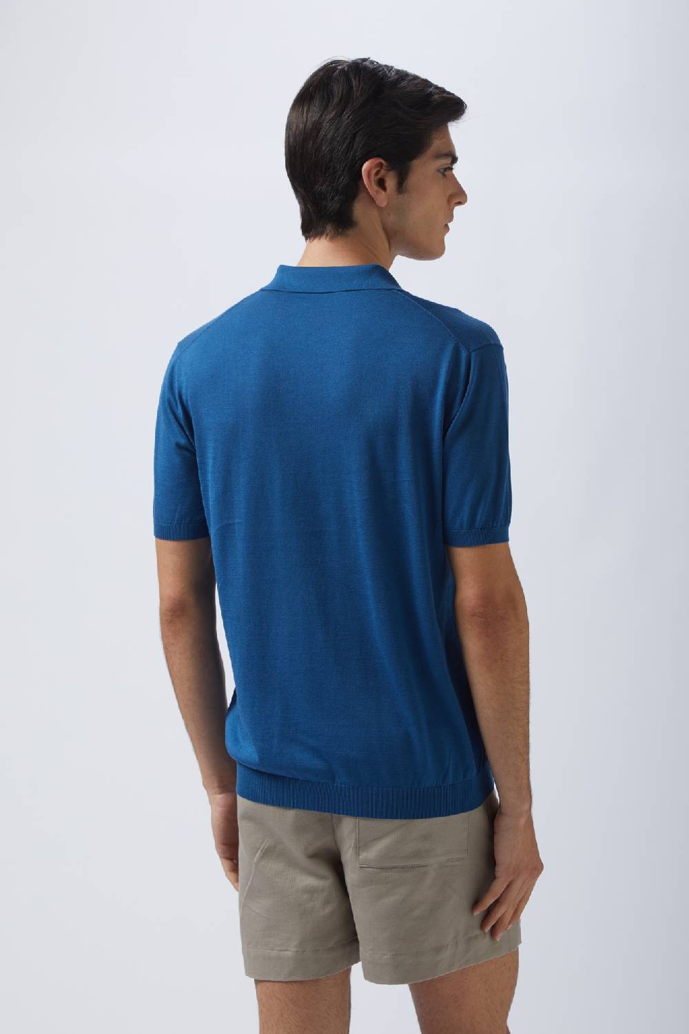 Kangra Cashmere Polo Mezza Manica Rasata In Seta e Cotone Acquista Ora