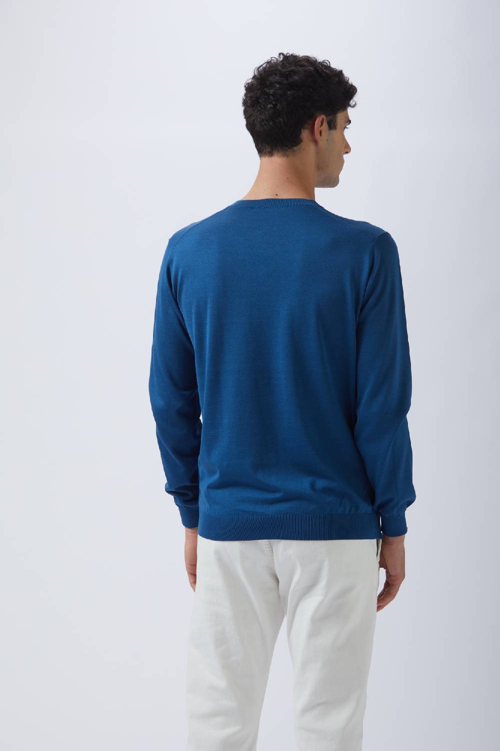 Kangra Cashmere Pullover Rasato in Seta e Cotone Fino Al -60%