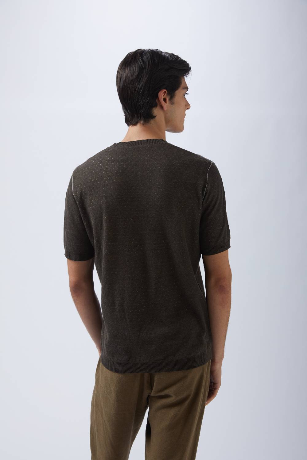 Kangra Cashmere Girocollo Mezza Manica Pois Bicolore Vendita Economica