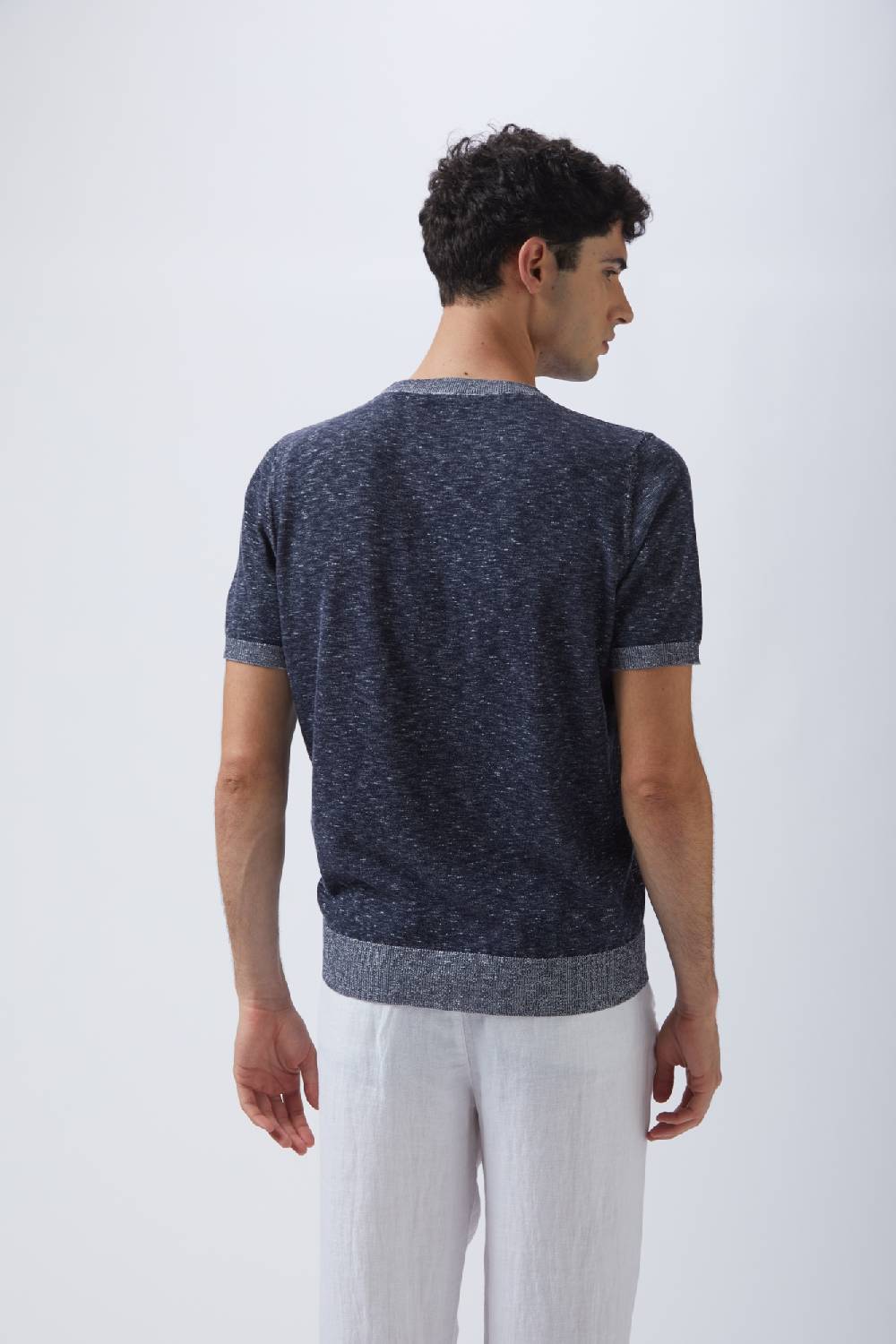 Kangra Cashmere Girocollo Mezza Manica Vanise' Fiammato Saldi Di Fabbrica