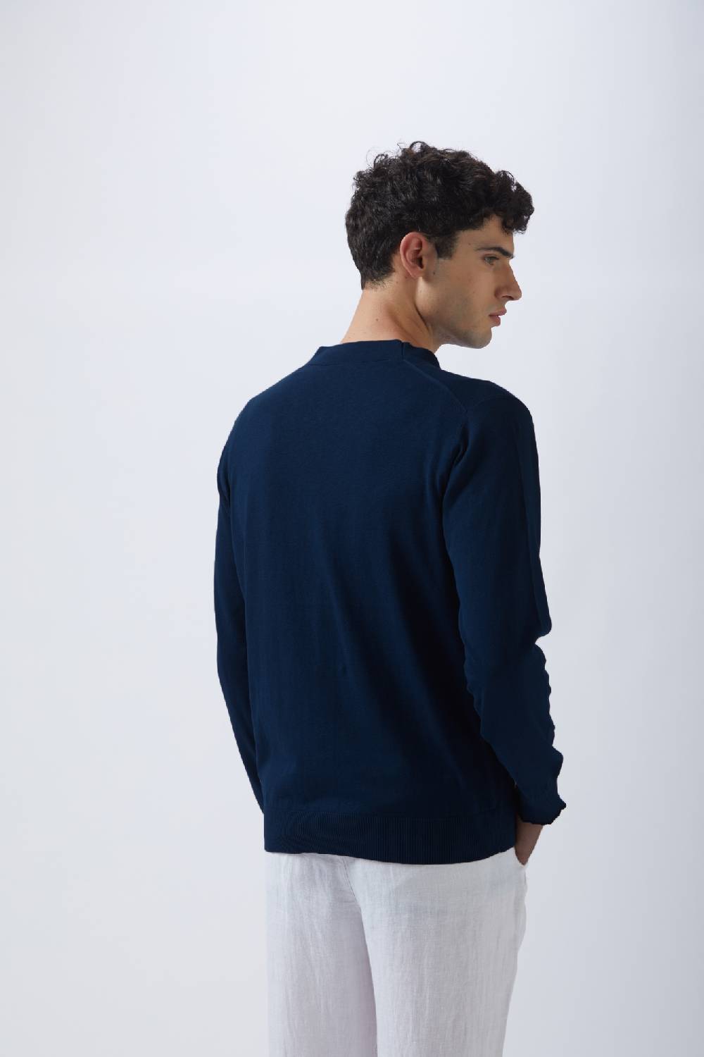 Kangra Cashmere Cardigan Rasato In Cotone e Lino In Saldo