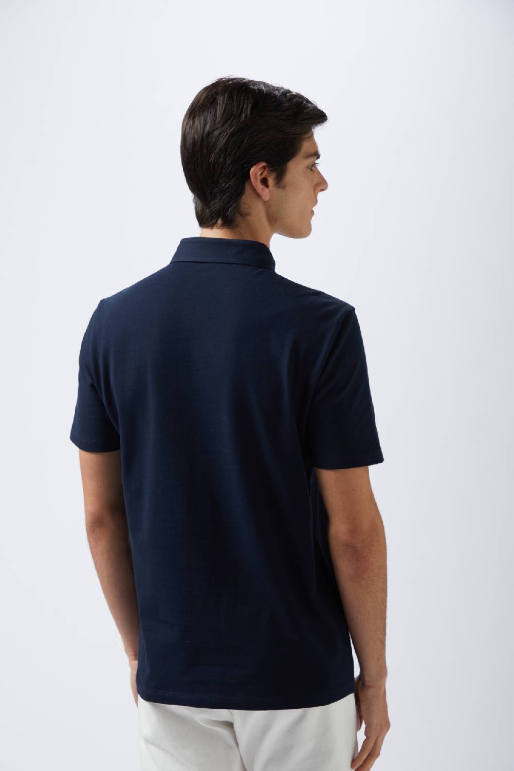 Kangra Cashmere Polo Con Bottoni Jersey Piquet Italy