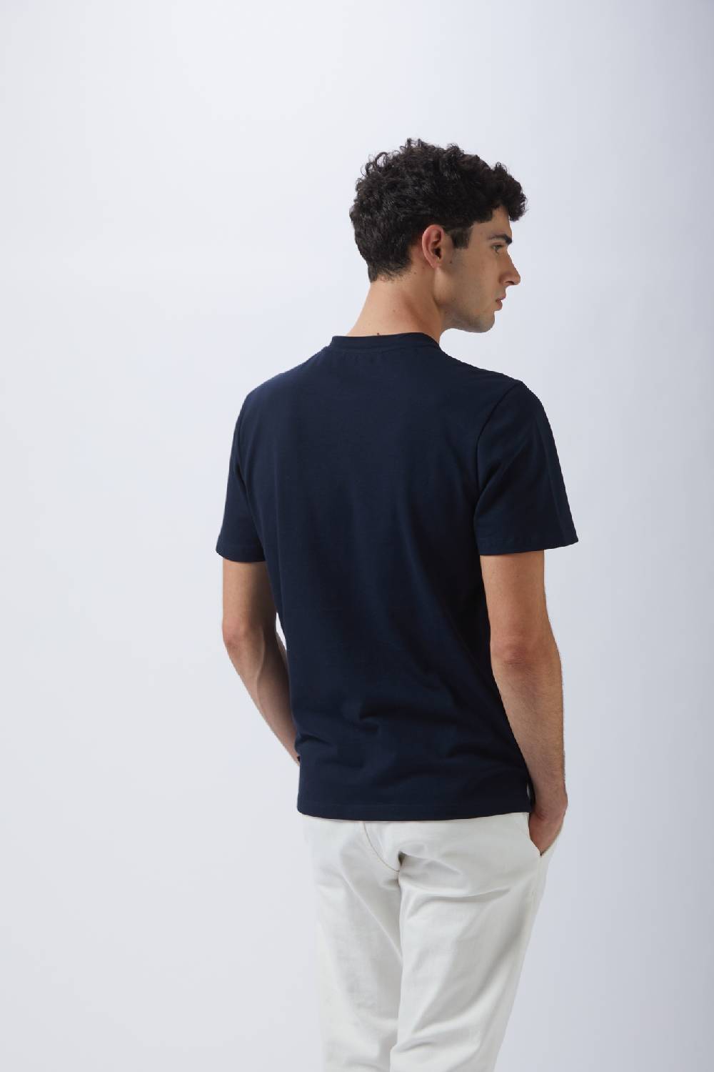 Kangra Cashmere T-Shirt Mezza Manica Jersey Piquet Italia