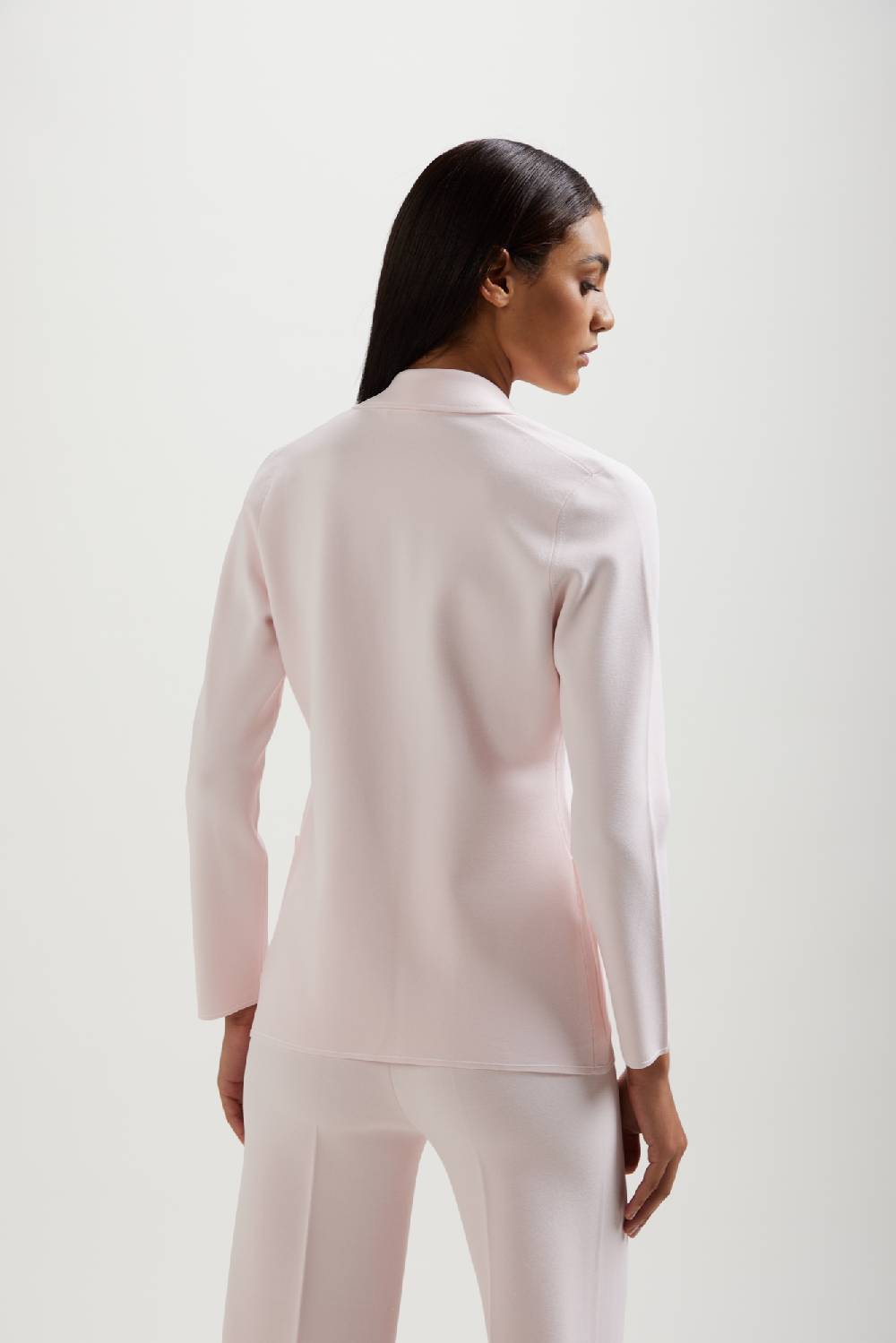 Kangra Cashmere Blazer Punto Milano Con Impuntura A Contrasto Fino Al -60%