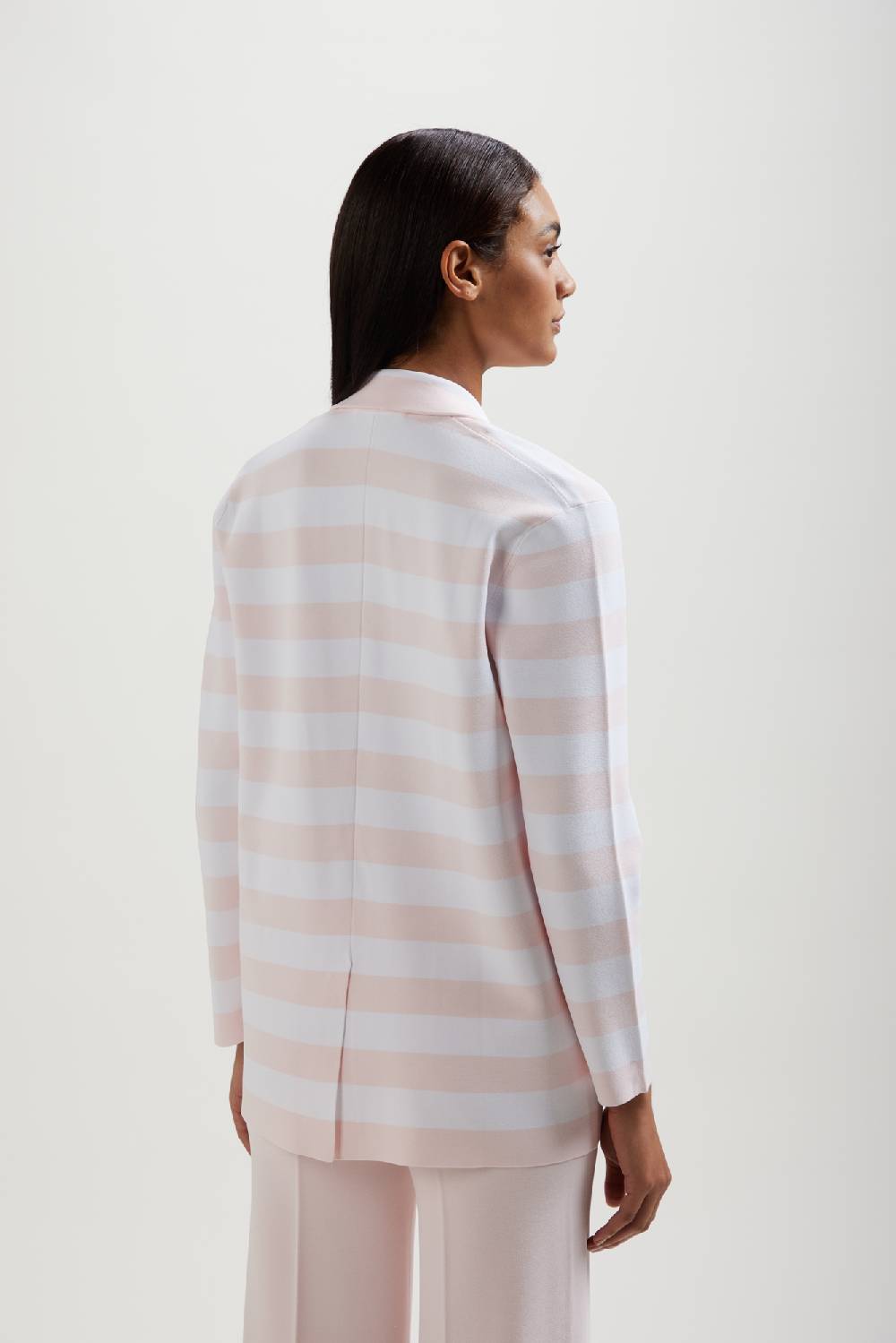 Kangra Cashmere Blazer Over Size Rigato Punto Milano Convenienza