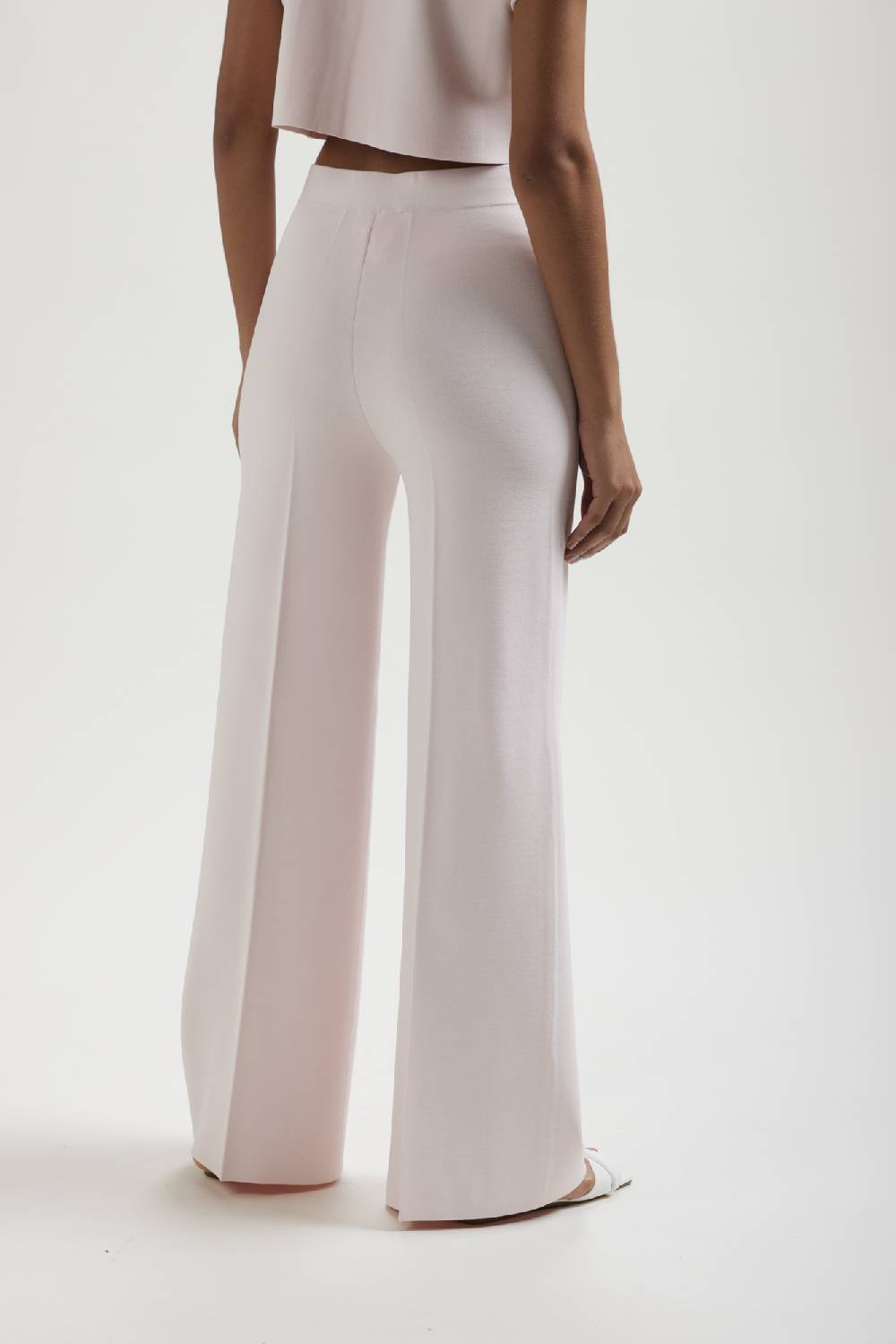 Kangra Cashmere Pantalone Palazzo In Punto Milano Vendita Economica