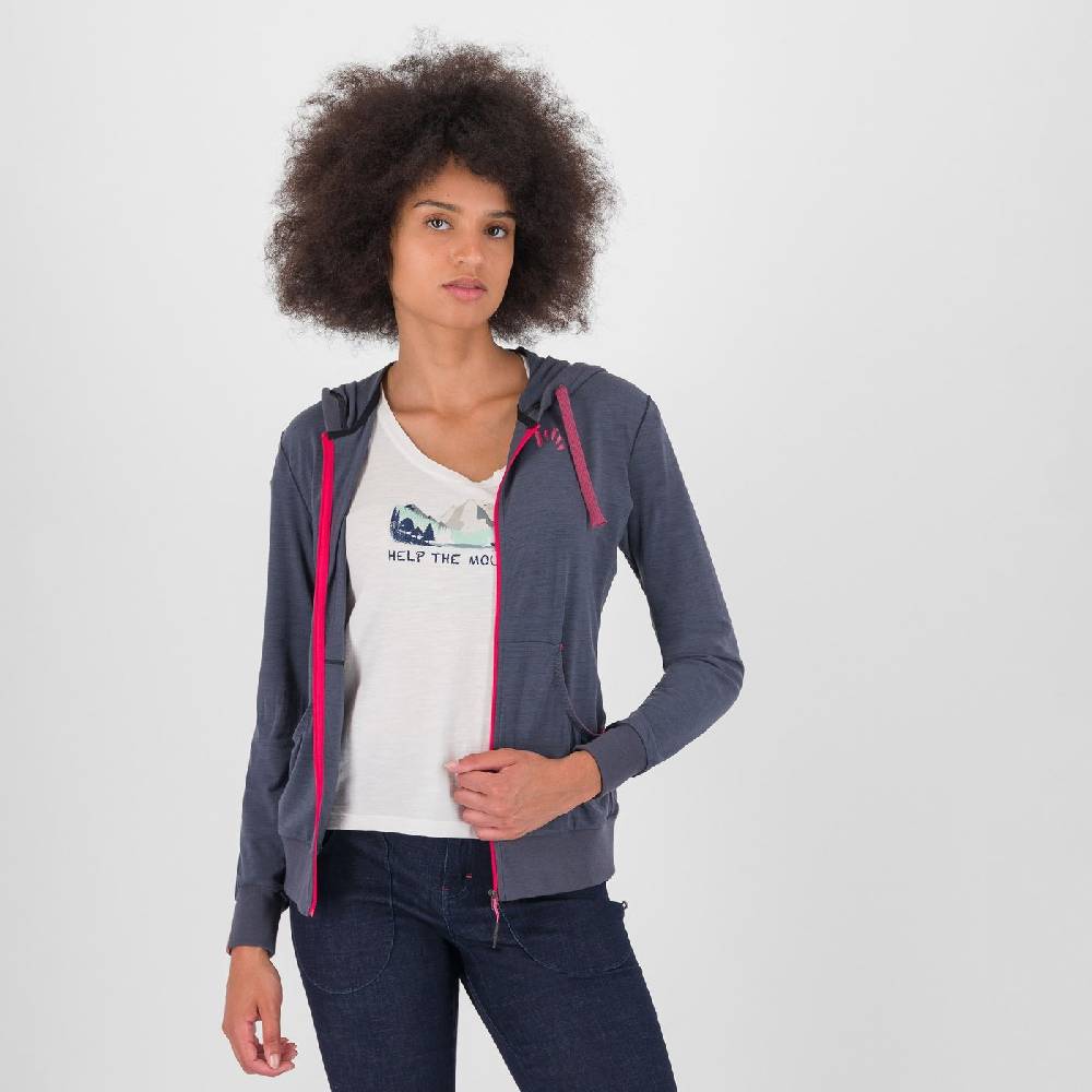 Karpos COPPOLO MERINO W FULL ZIP HOODIE Presa