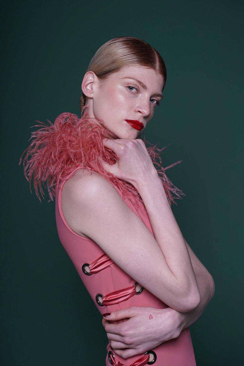 La Petite Robe Di Chiara Boni feathers boa Economico