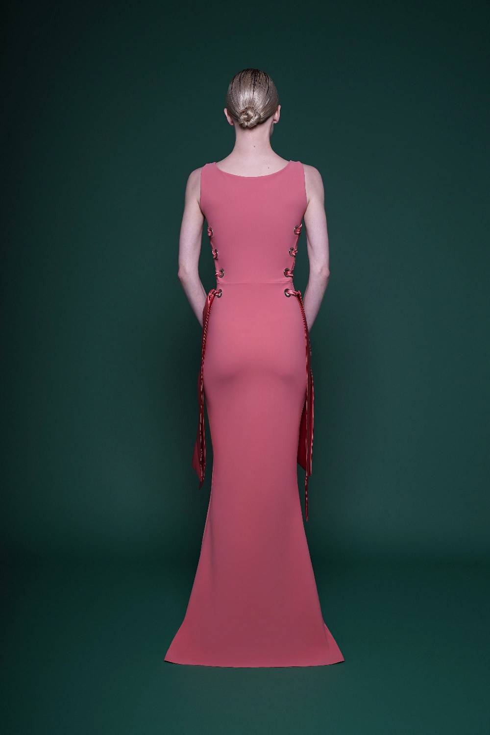 La Petite Robe Di Chiara Boni degna satin gown In Vendita