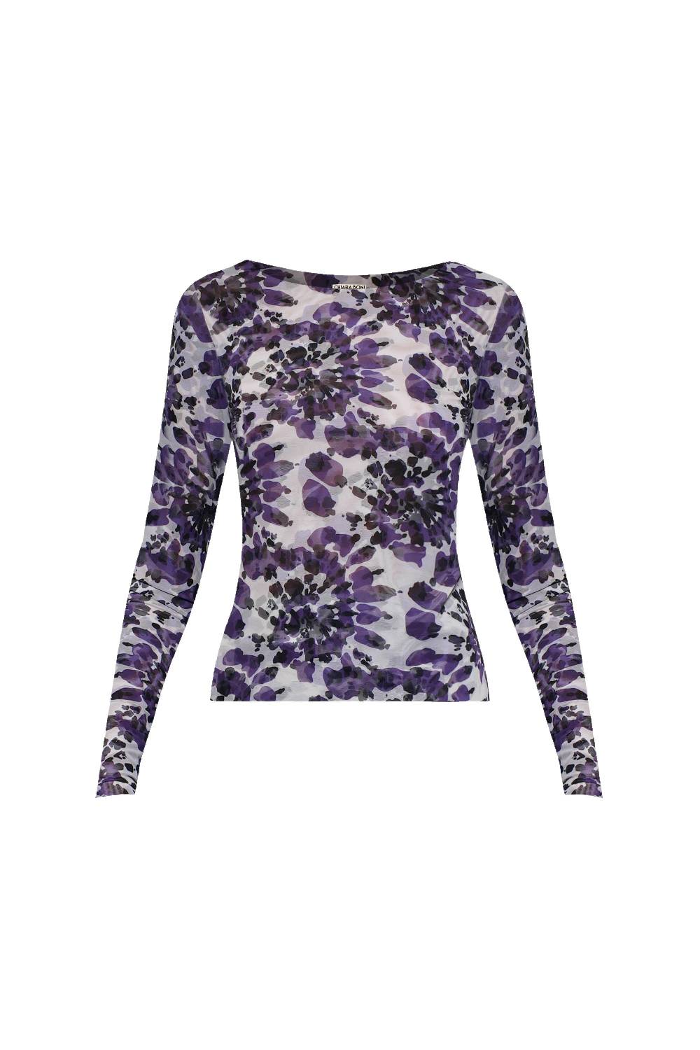 La Petite Robe Di Chiara Boni lupina illusion printed top I Più Venduti