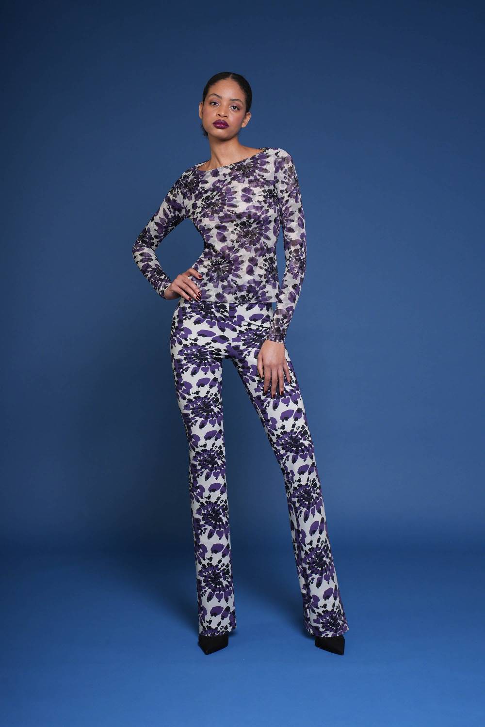 La Petite Robe Di Chiara Boni lupina illusion printed top I Più Venduti