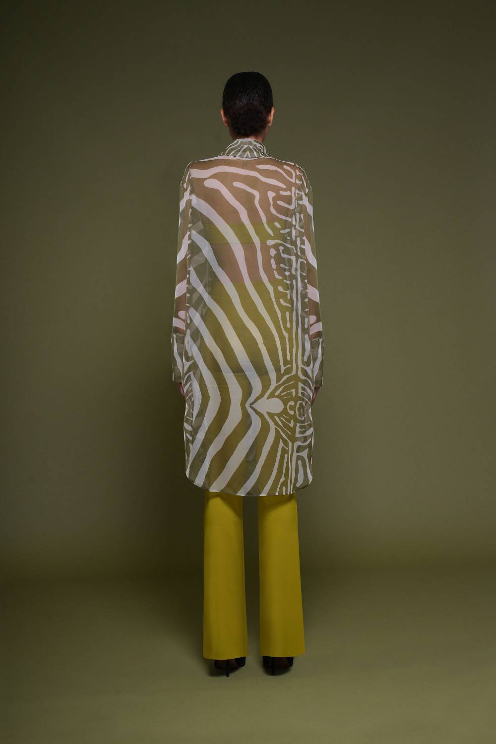 La Petite Robe Di Chiara Boni amil chiffon printed shirt Qualità