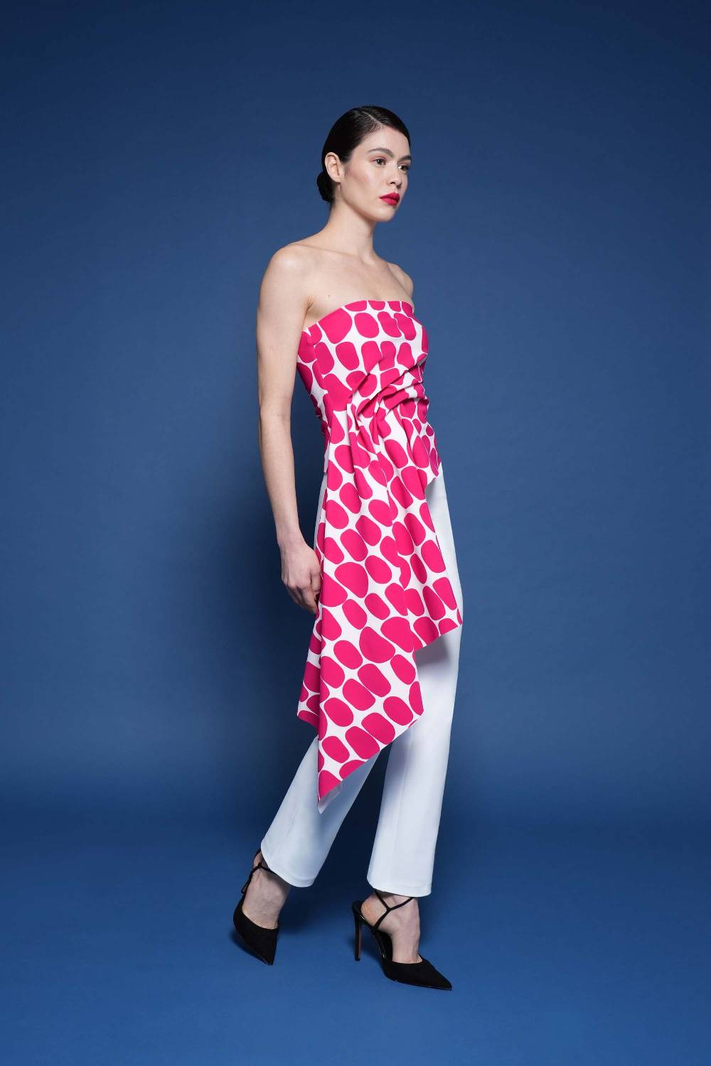 La Petite Robe Di Chiara Boni jonie printed top Promozione