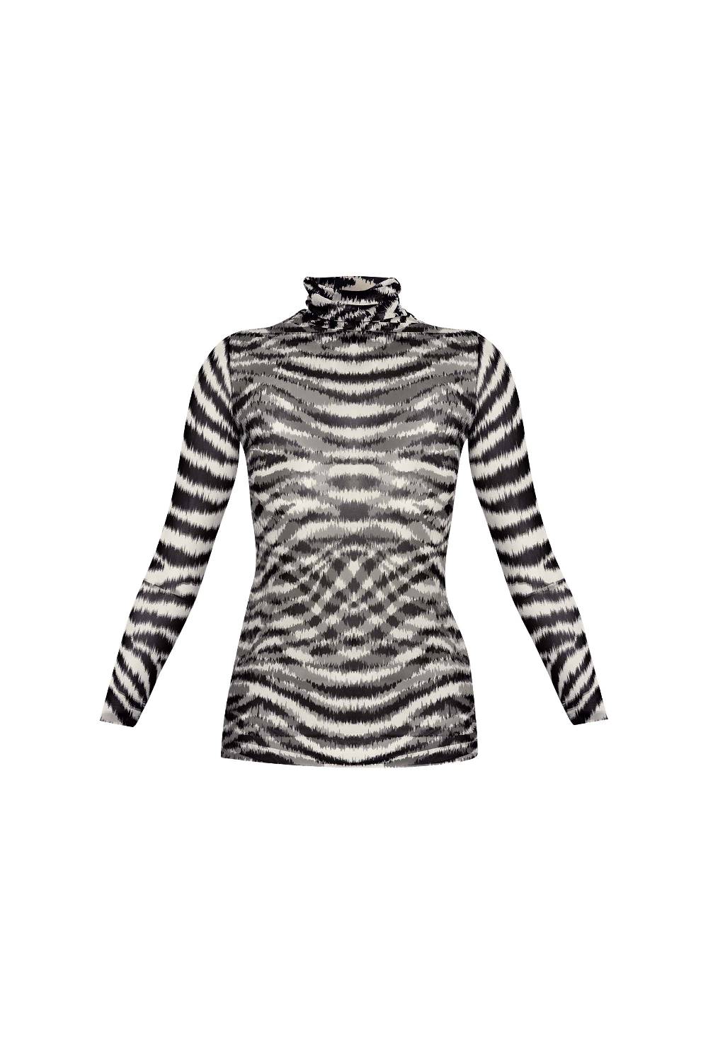 La Petite Robe Di Chiara Boni lupis illusion printed top Negozi Online