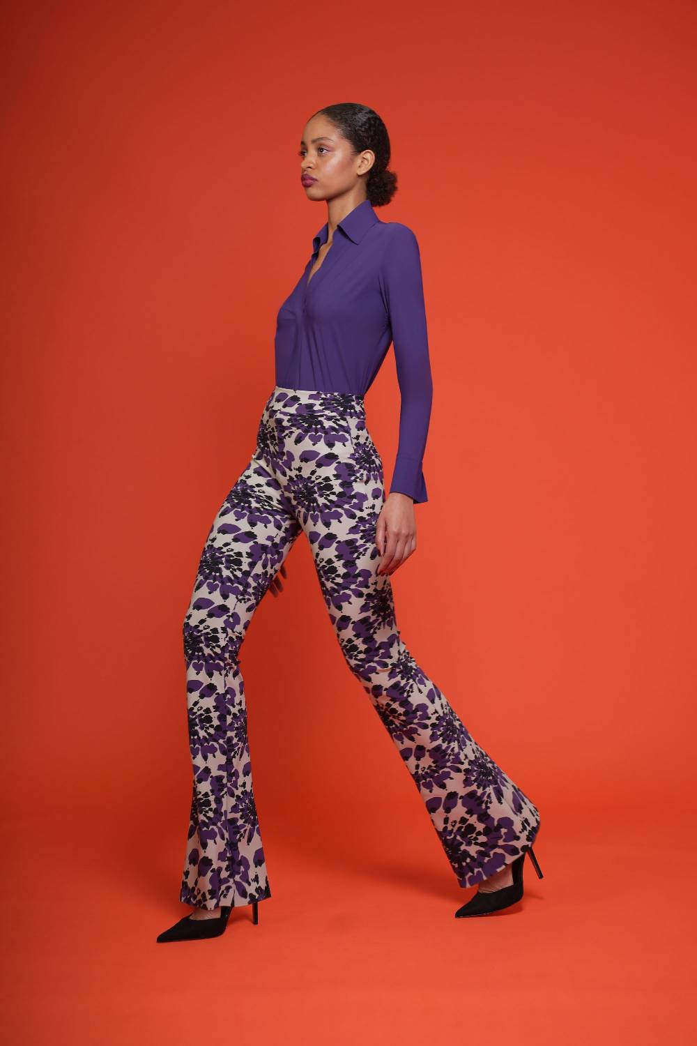 La Petite Robe Di Chiara Boni venusette high waisted printed pants Economico