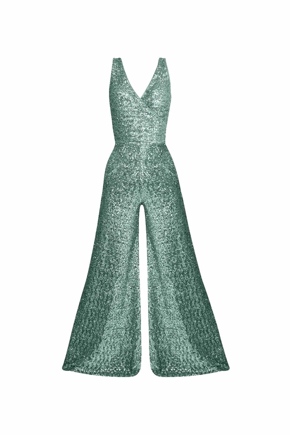 La Petite Robe Di Chiara Boni trifone sequine jumpsuit In Linea