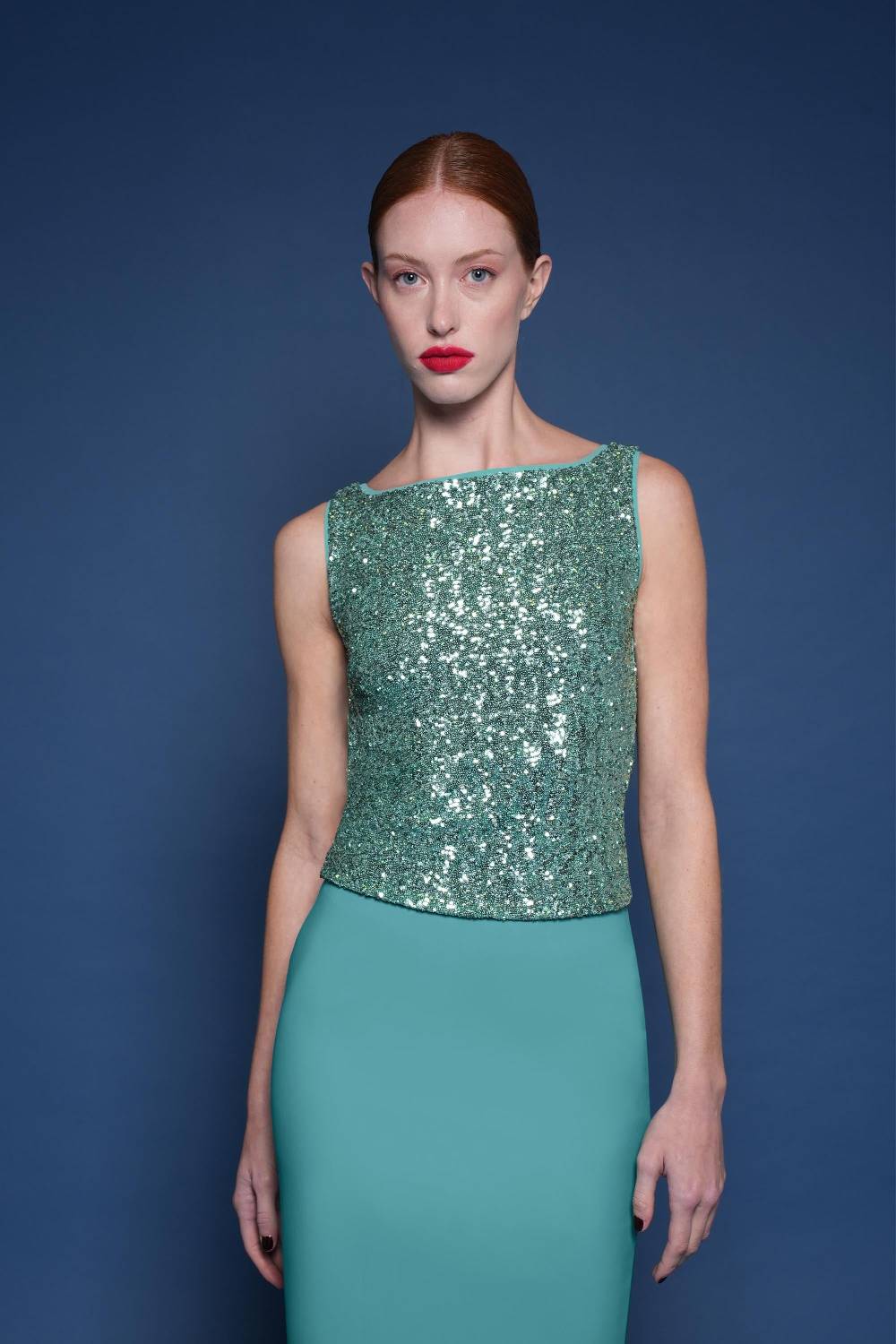 La Petite Robe Di Chiara Boni kaylee sequined gown Nuovo