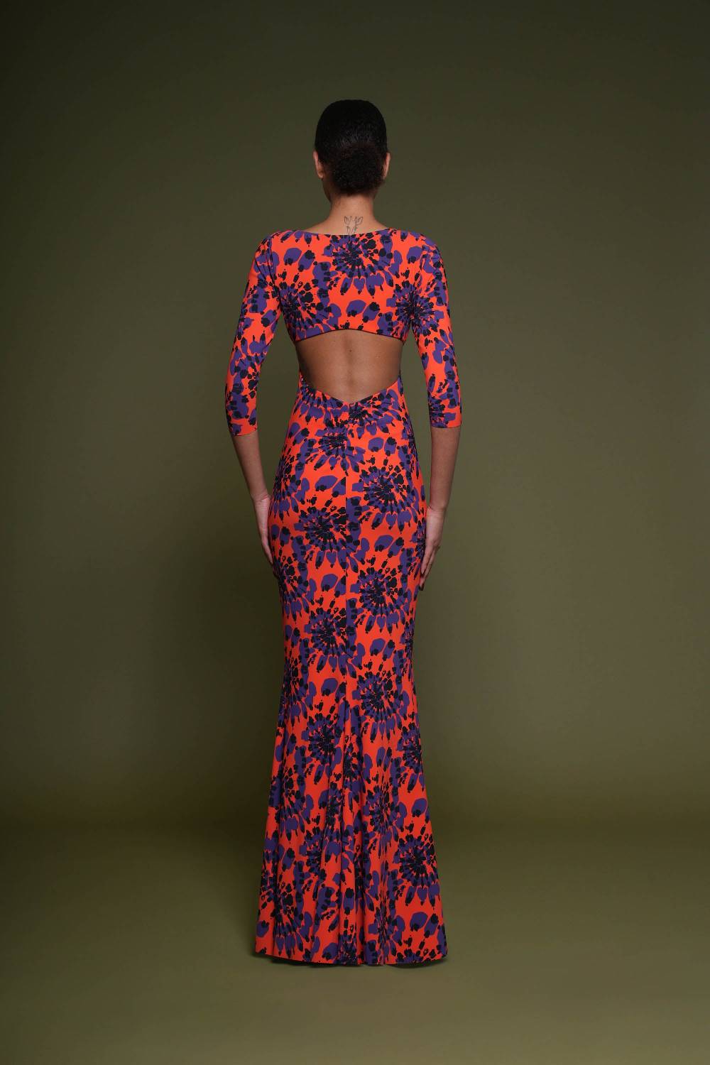 La Petite Robe Di Chiara Boni zubaida printed gown Negozi Online