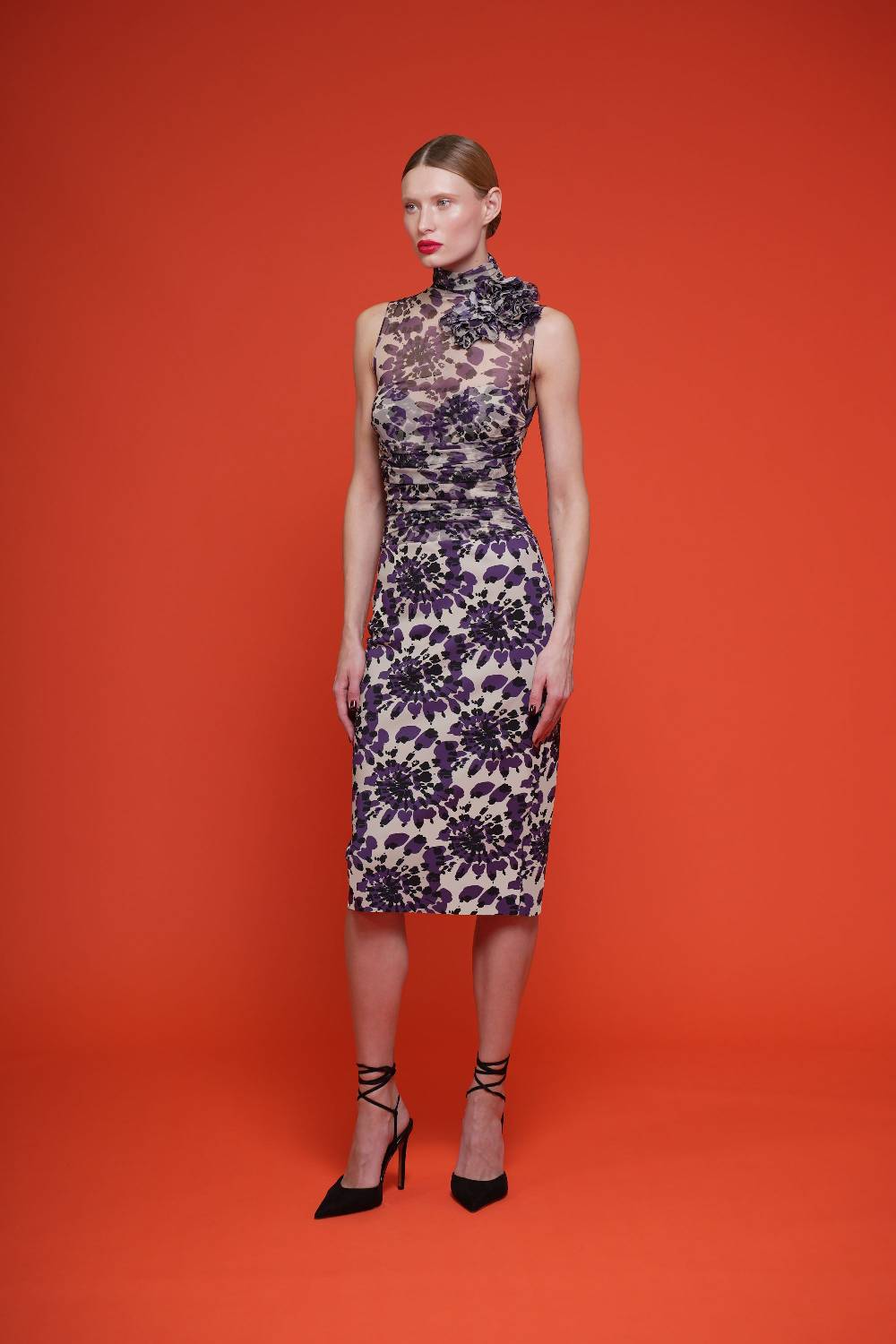 La Petite Robe Di Chiara Boni vina illusion printed dress Promozione Limitata