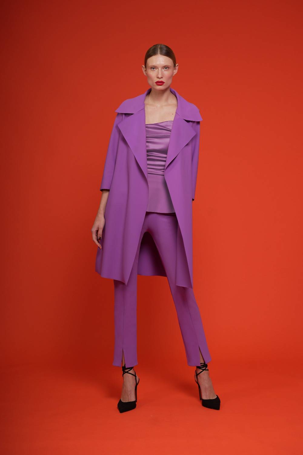 La Petite Robe Di Chiara Boni saveria duster coat Saldi Di Fabbrica