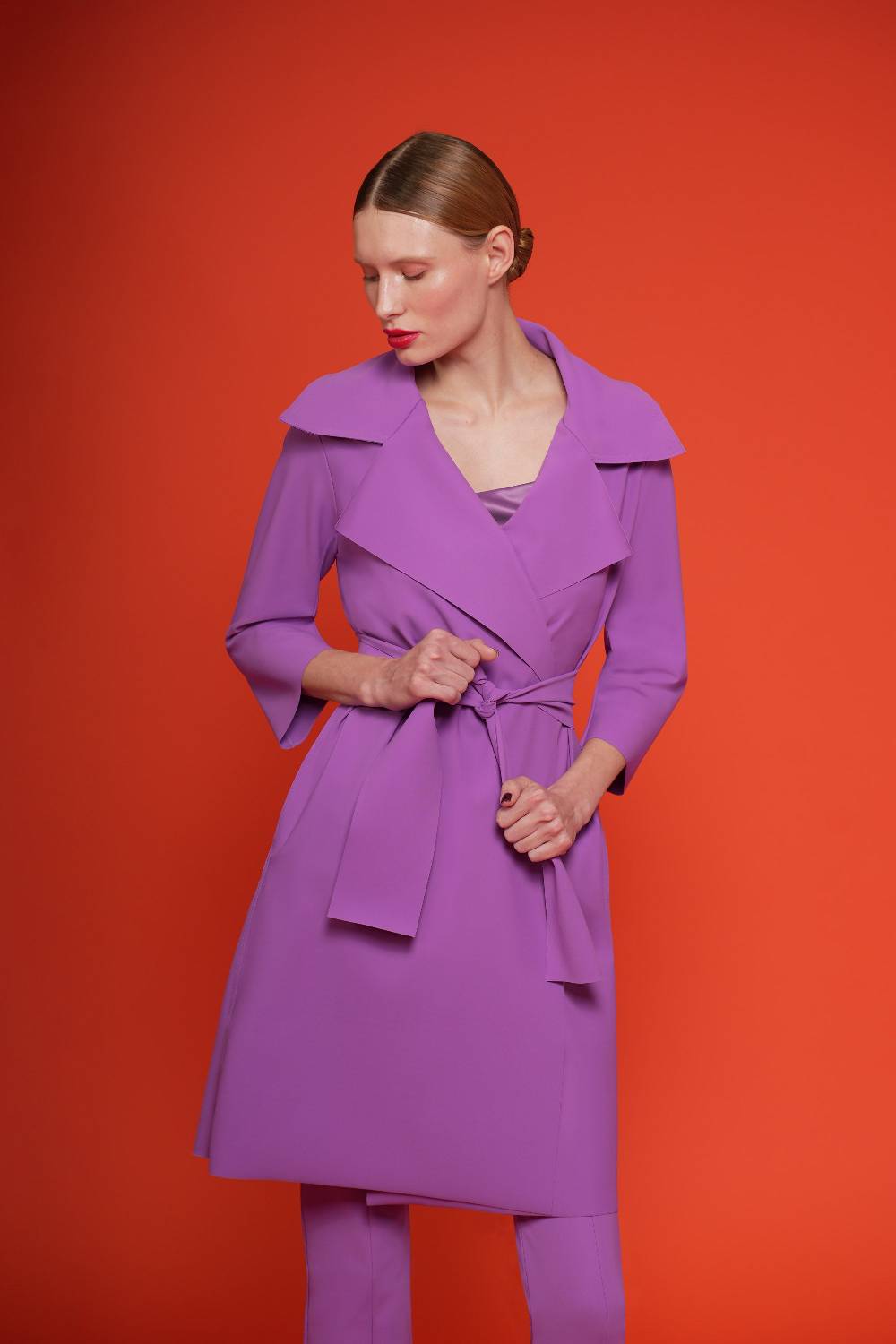La Petite Robe Di Chiara Boni saveria duster coat Saldi Di Fabbrica