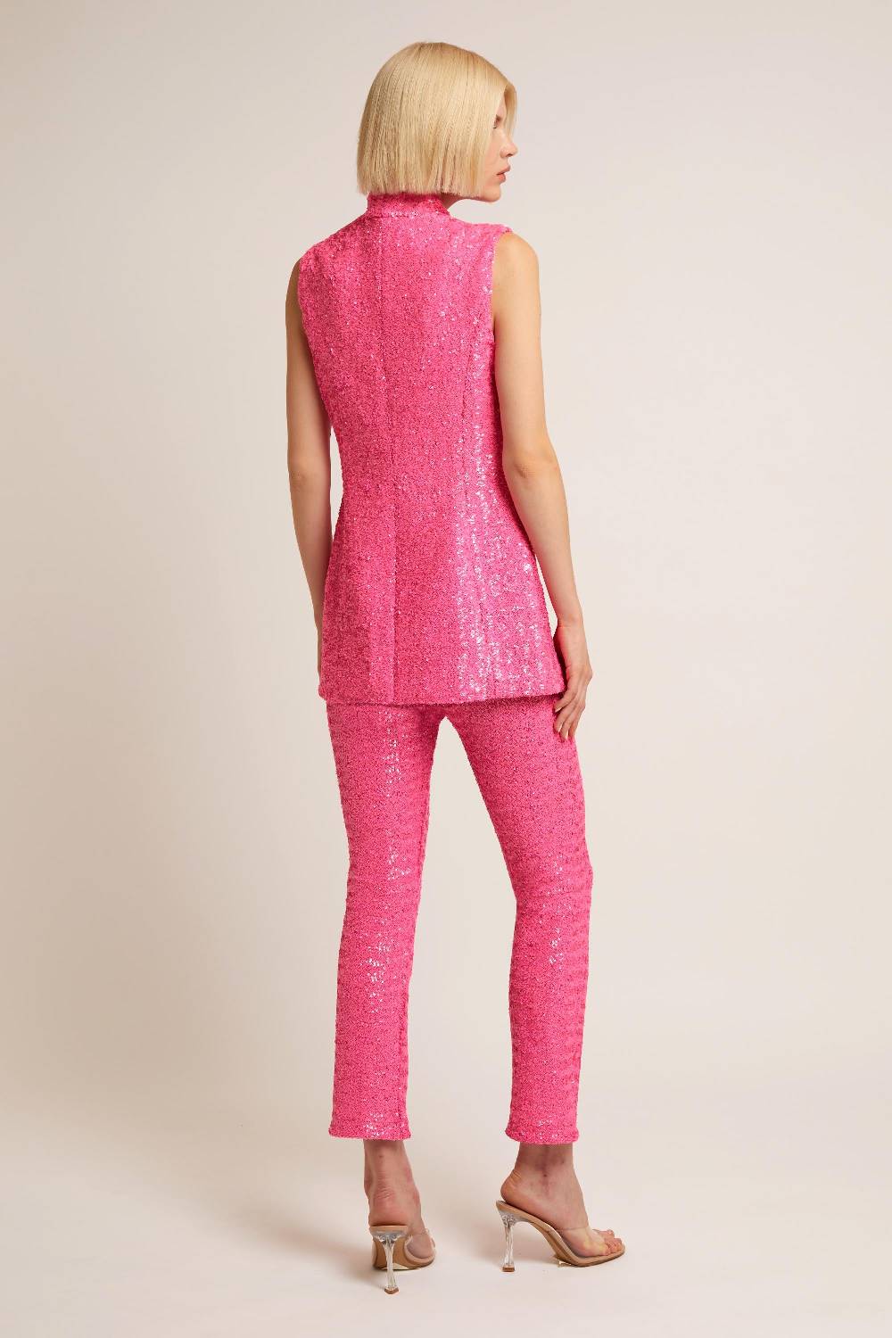 La Petite Robe Di Chiara Boni orsolya sequined vest I Più Venduti