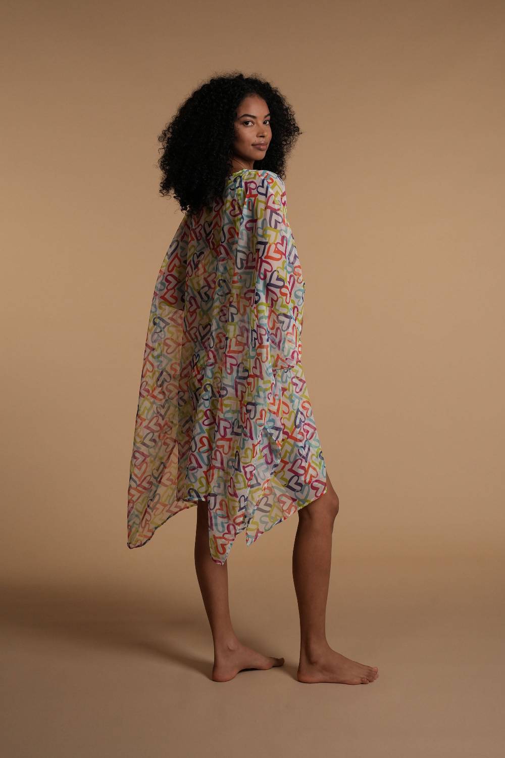 La Petite Robe Di Chiara Boni chiffon-fina printed cover-up Shopping Online