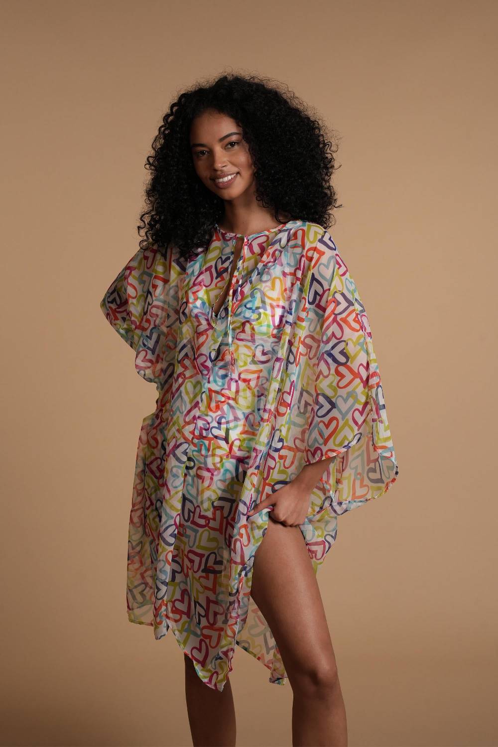 La Petite Robe Di Chiara Boni chiffon-fina printed cover-up Shopping Online