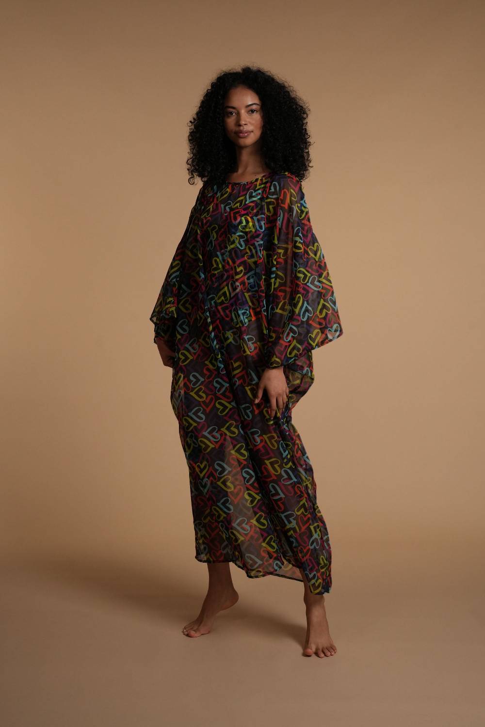 La Petite Robe Di Chiara Boni chiffon-mae printed cover-up Prezzo Ridotto