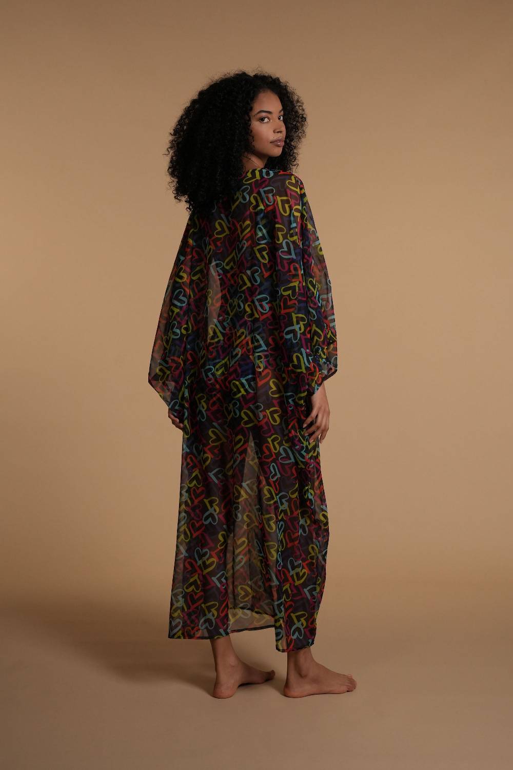La Petite Robe Di Chiara Boni chiffon-mae printed cover-up Prezzo Ridotto