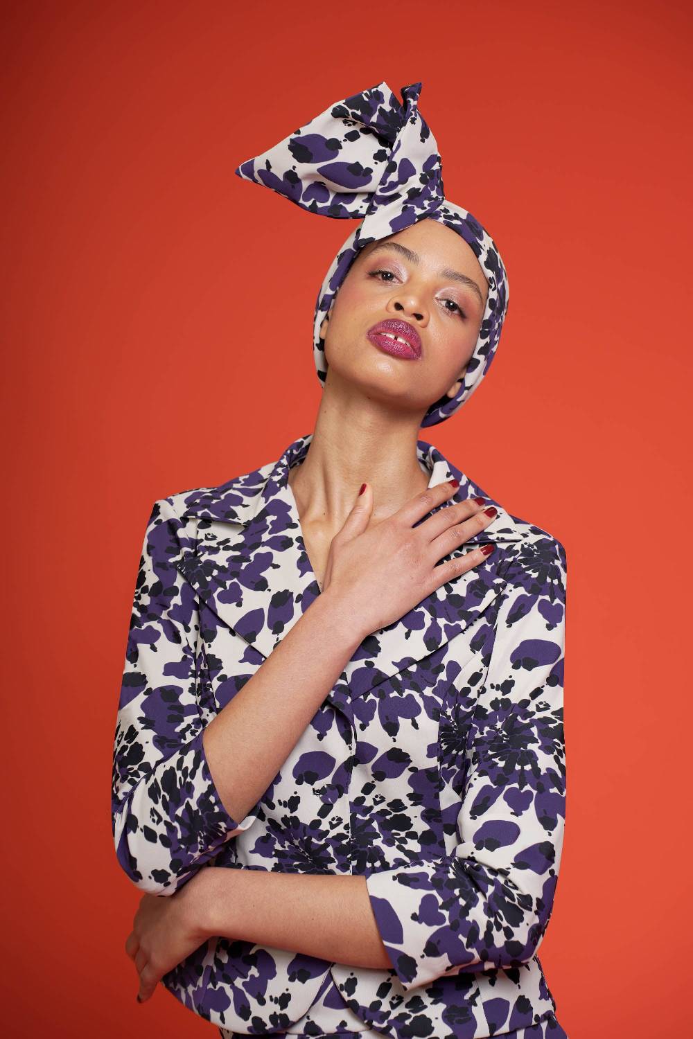 La Petite Robe Di Chiara Boni printed turban Convenienza