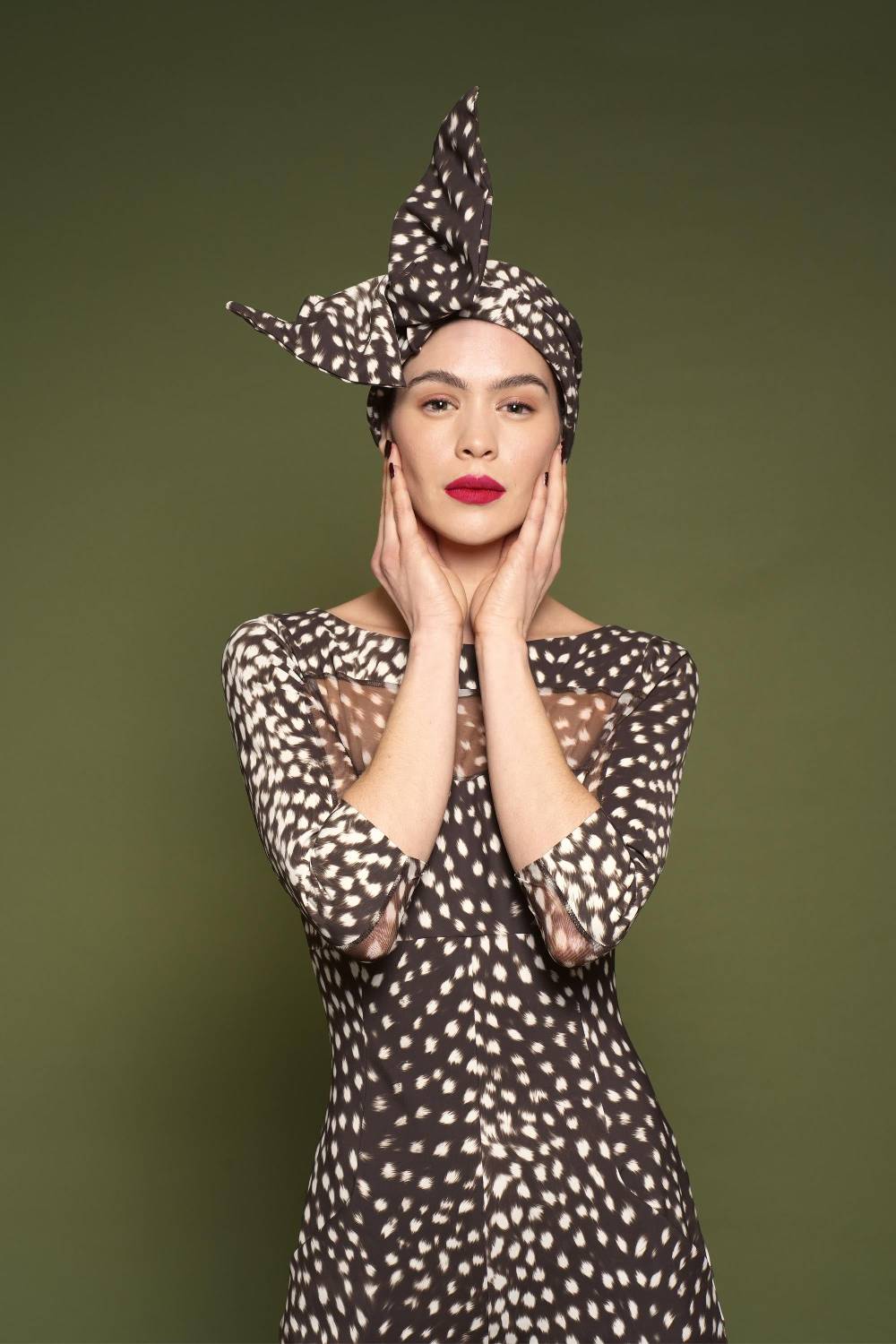 La Petite Robe Di Chiara Boni printed turban Economico