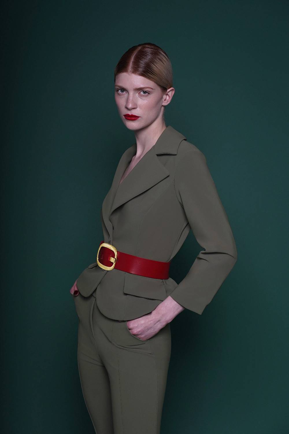 La Petite Robe Di Chiara Boni leather belt with metallic buckle Fino al 60% di sconto