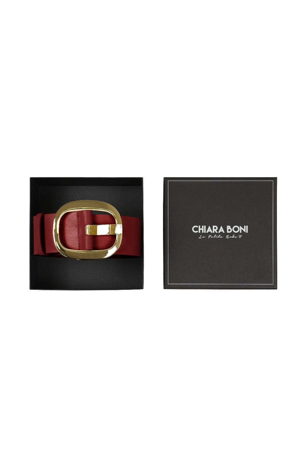 La Petite Robe Di Chiara Boni leather belt with metallic buckle Fino al 60% di sconto