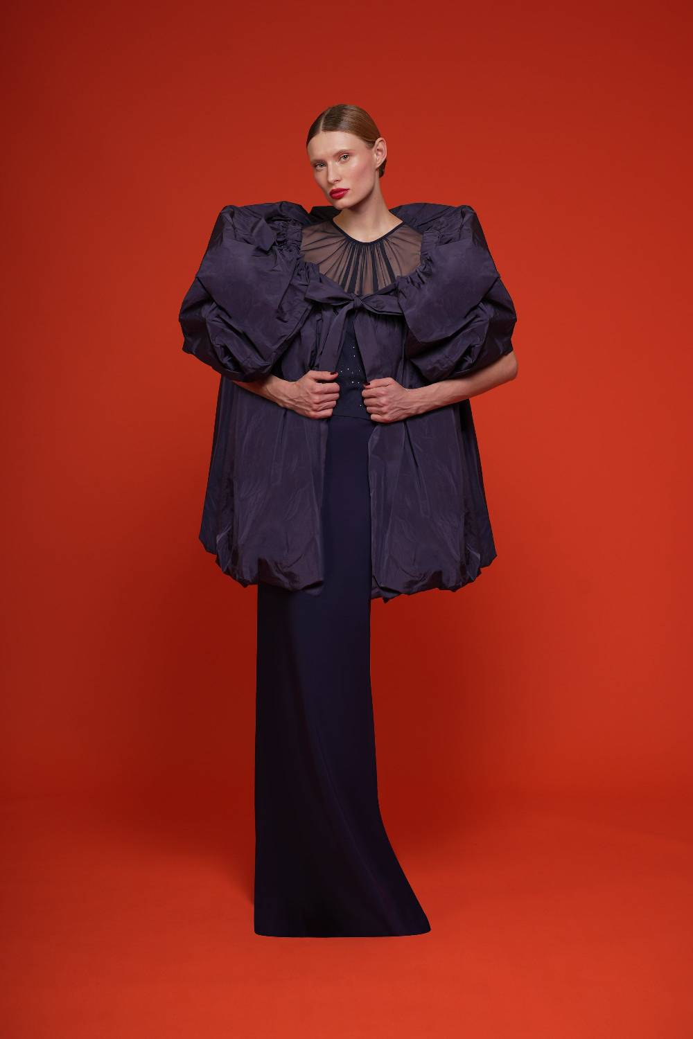 La Petite Robe Di Chiara Boni kap taffeta stole Vendita Calda