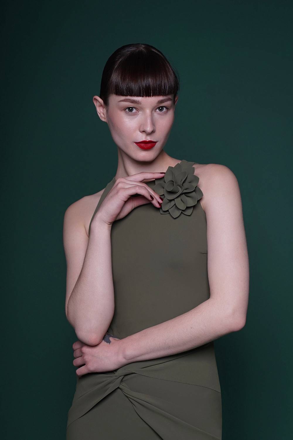 La Petite Robe Di Chiara Boni flower brooch Qualità