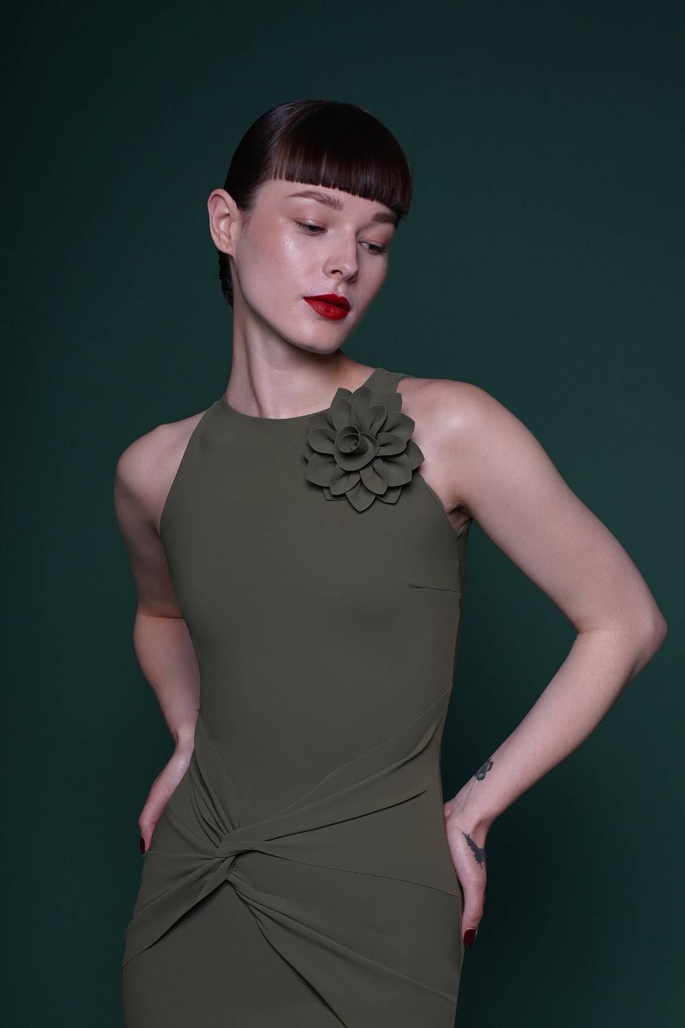 La Petite Robe Di Chiara Boni flower brooch Qualità