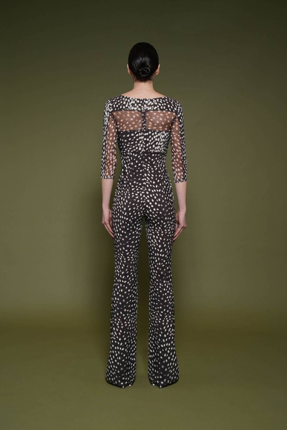 La Petite Robe Di Chiara Boni thany illusion printed jumpsuit Consegna Veloce