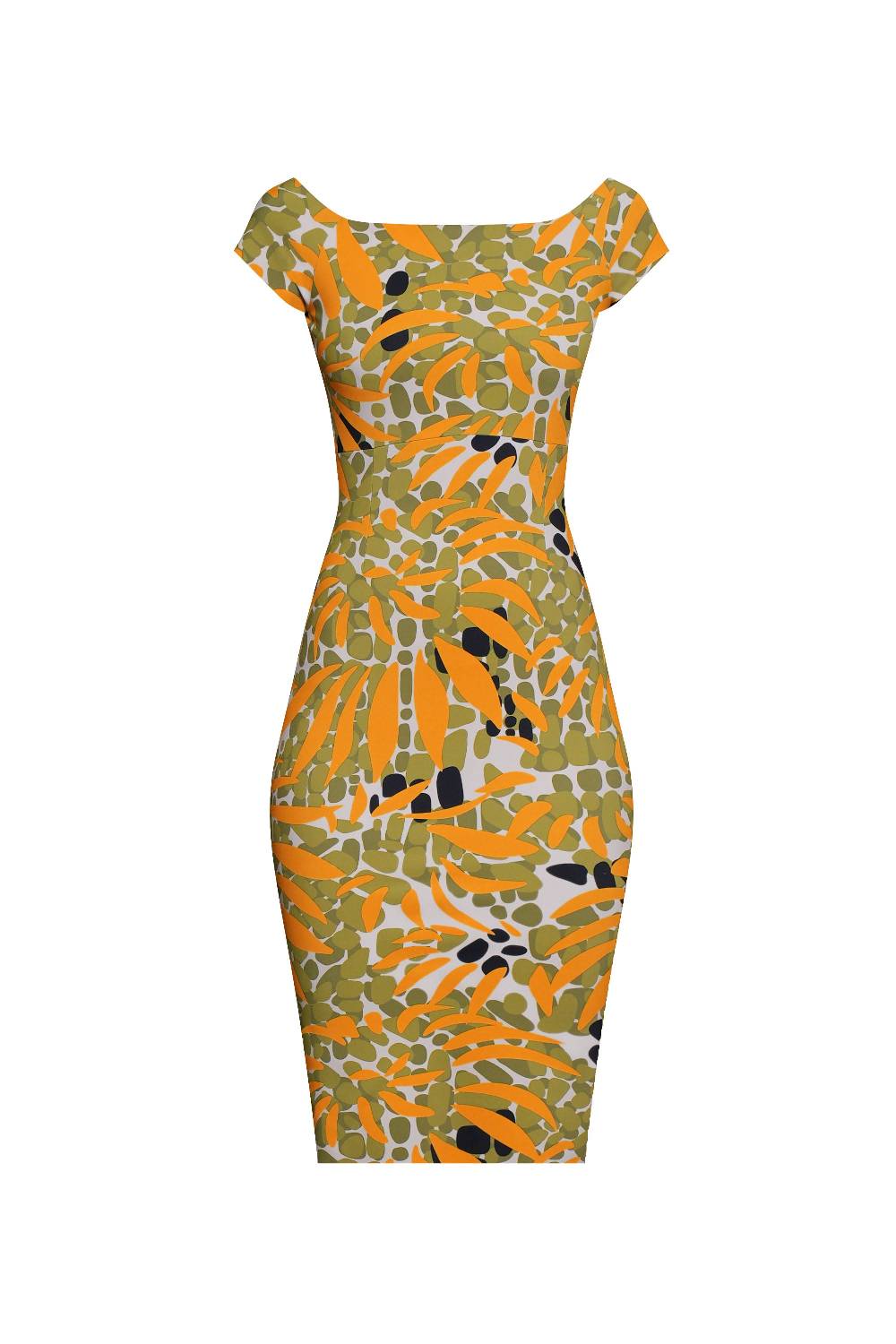 La Petite Robe Di Chiara Boni toffee printed dress Promozione Limitata