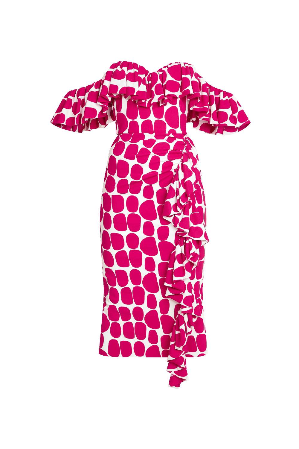 La Petite Robe Di Chiara Boni giraffea midi printed dress Shopping Online