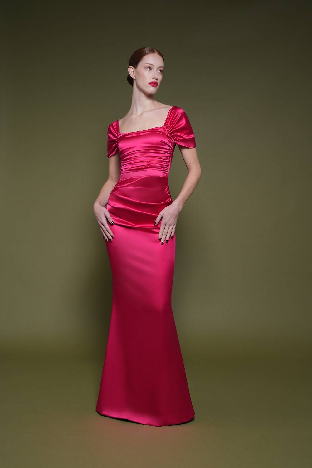 La Petite Robe Di Chiara Boni yudali satin gown Acquista Ora