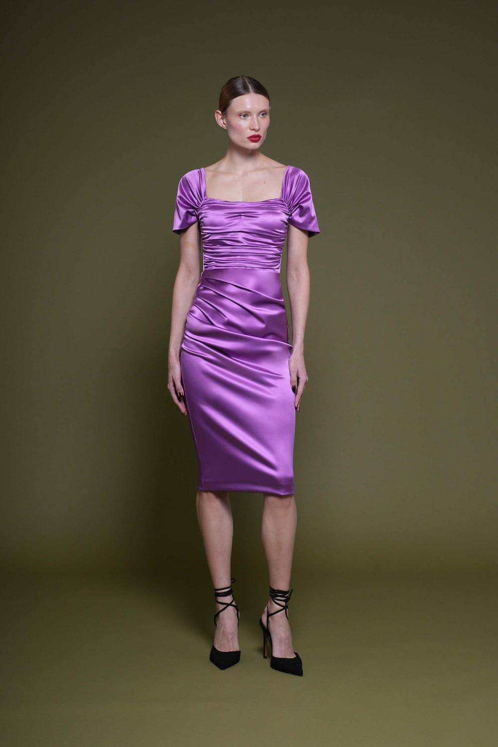 La Petite Robe Di Chiara Boni yudali satin dress Sconto