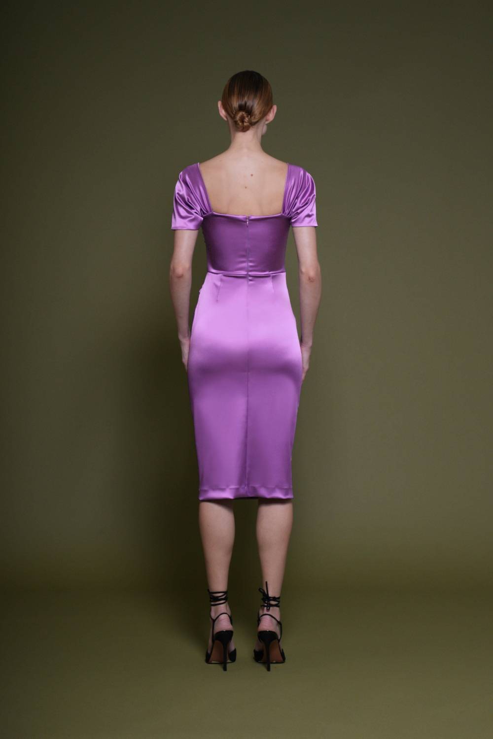 La Petite Robe Di Chiara Boni yudali satin dress Sconto