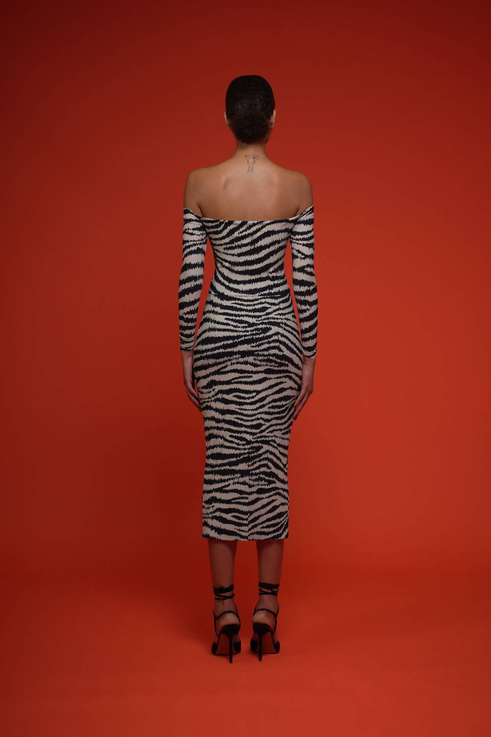 La Petite Robe Di Chiara Boni yu printed midi dress Pezzi Unici