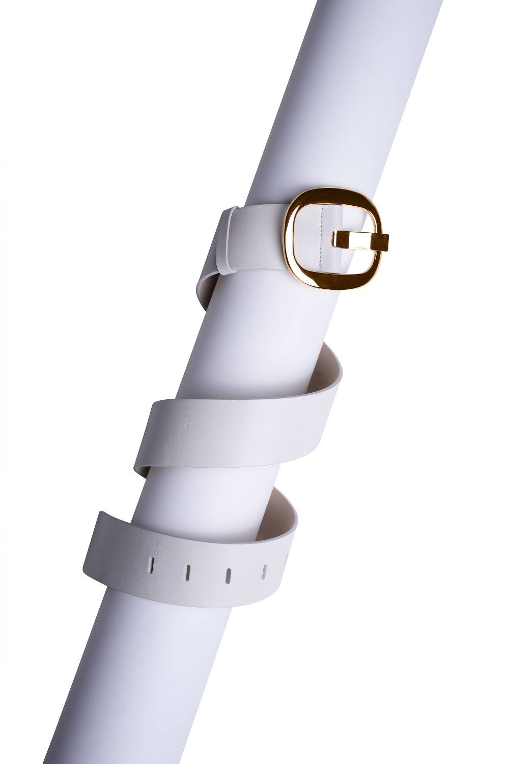 La Petite Robe Di Chiara Boni leather belt with metallic buckle Novità