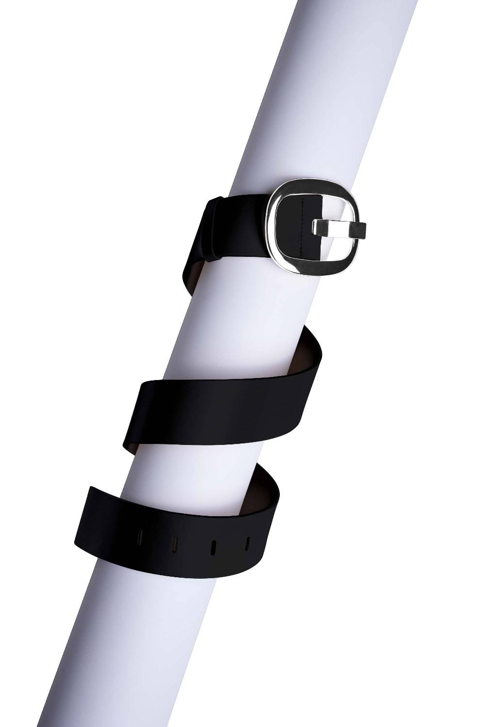 La Petite Robe Di Chiara Boni leather belt with metallic buckle Sconto