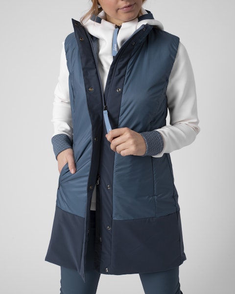 Lamunt ELENA GILET LUNGO IN CASHMERE Vendita Economica