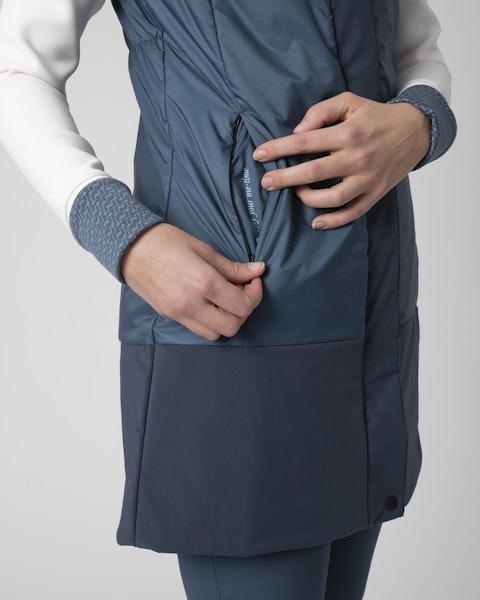 Lamunt ELENA GILET LUNGO IN CASHMERE Vendita Economica