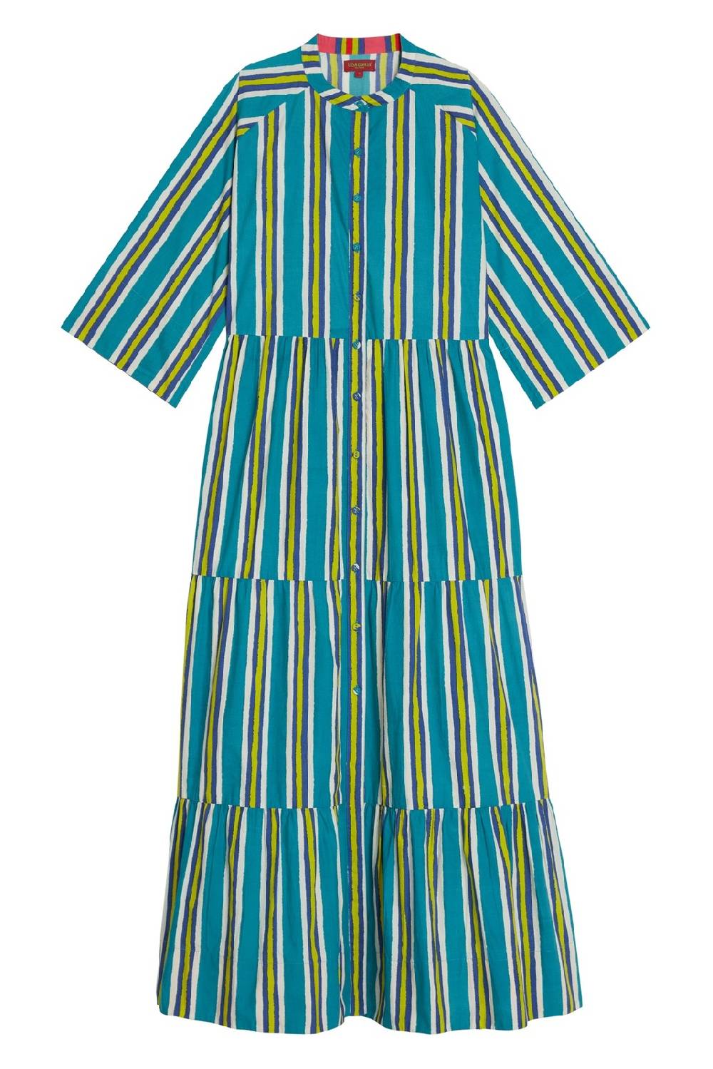 Lisa Corti abito rambagh crazy stripes peacock Shopping Online