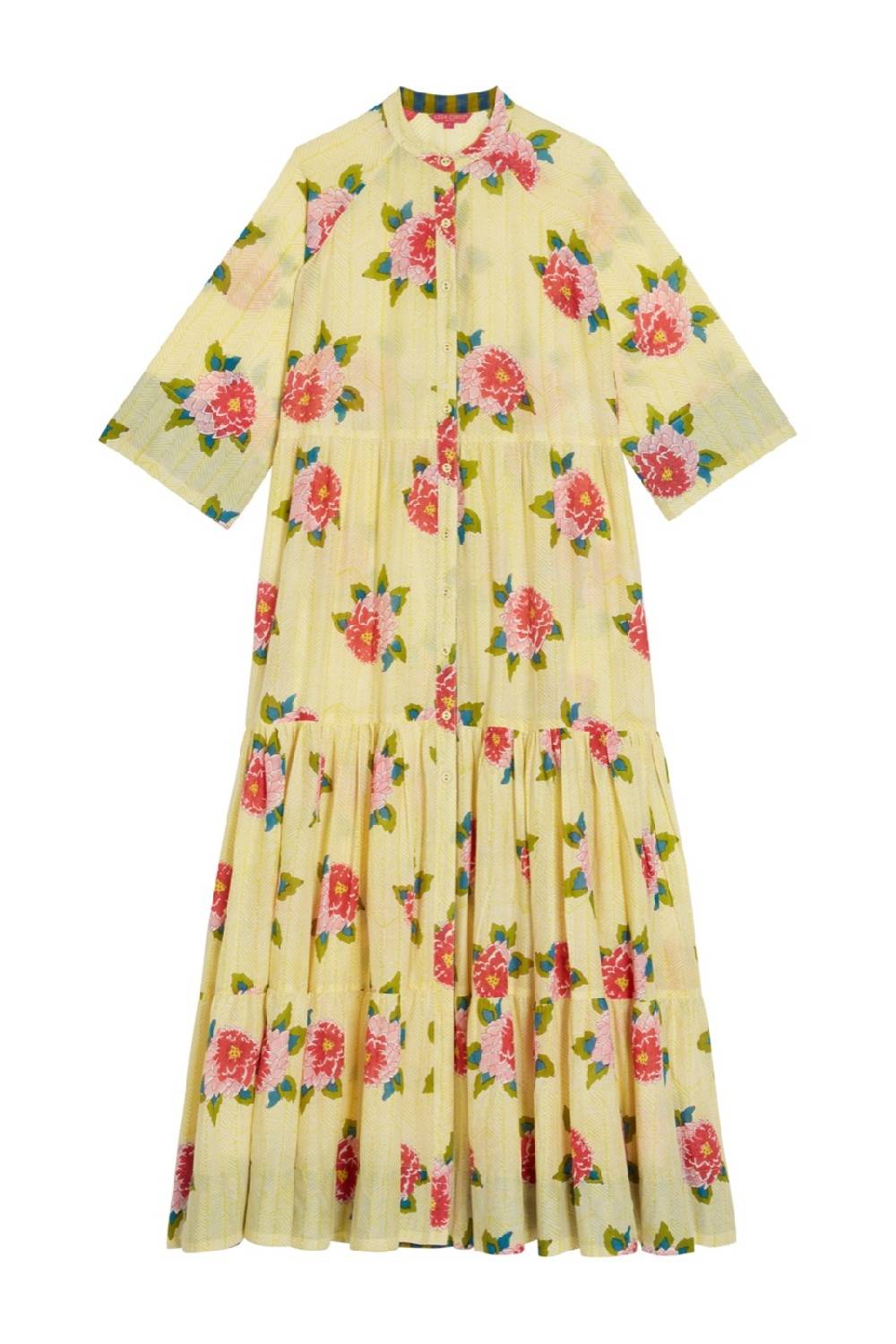 Lisa Corti abito rambagh barwara light yellow Affare Del Giorno